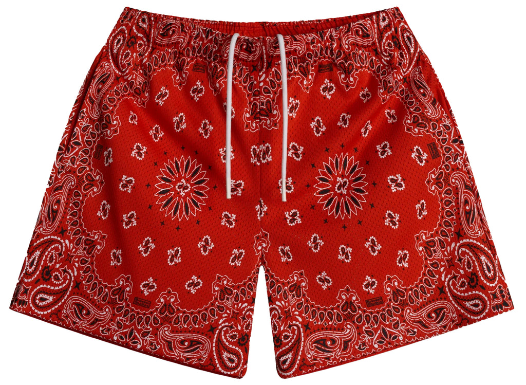 Bravest Studios Red Paisley V2 Shorts