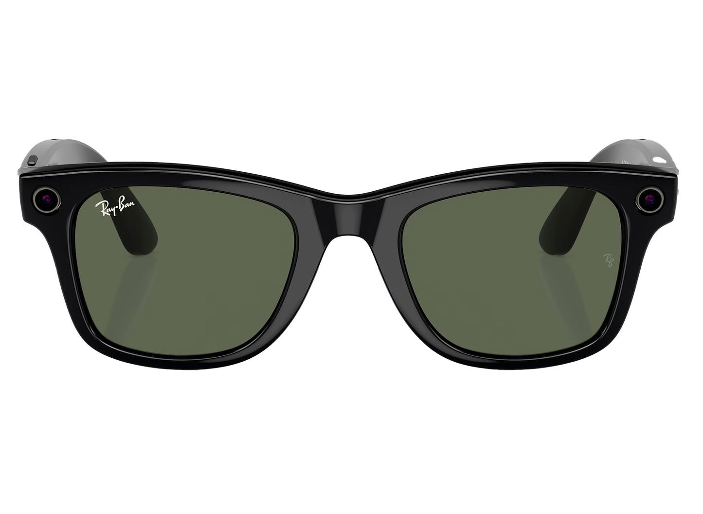 Ray-Ban Meta Headliner in Shiny Black w/ Polarized Green Lenses xld