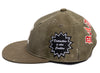 Readymade Damage Snapback Cap in Khaki