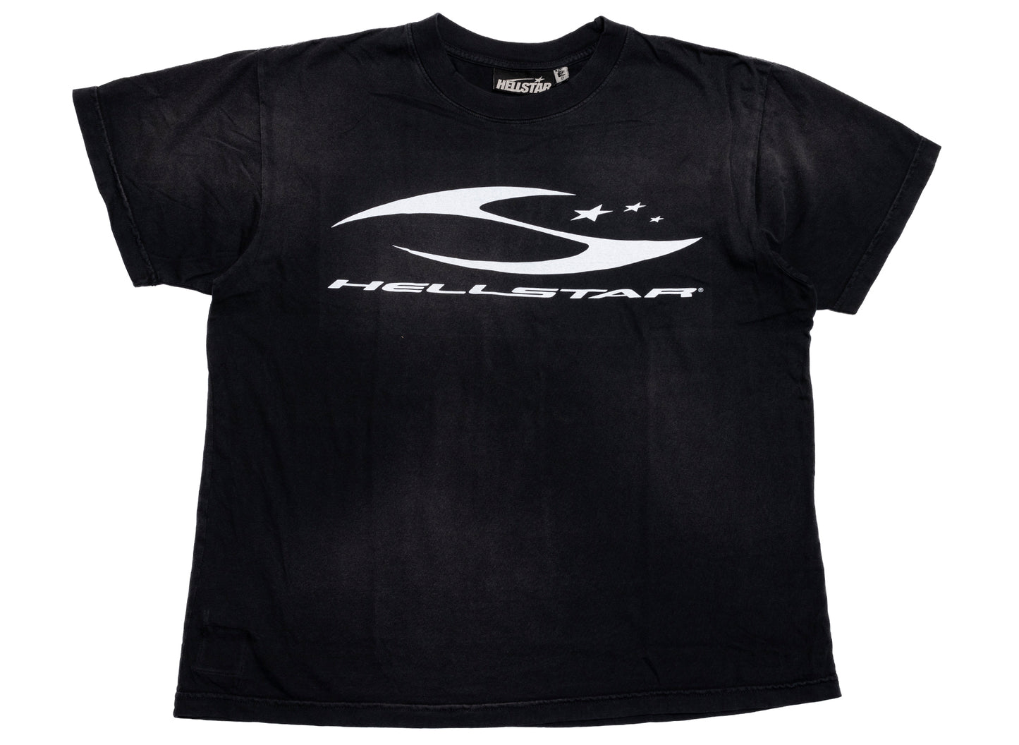 Hellstar H Cursive Logo T-Shirt in Black
