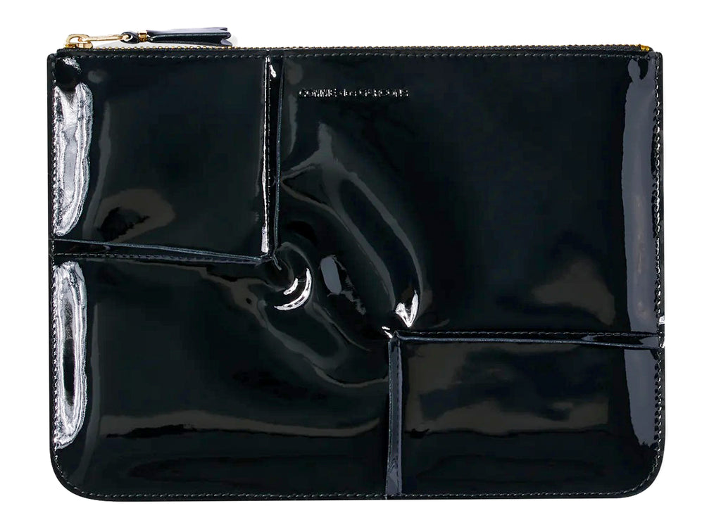 Comme des Garçon Reversed Hem Zip Pouch Wallet