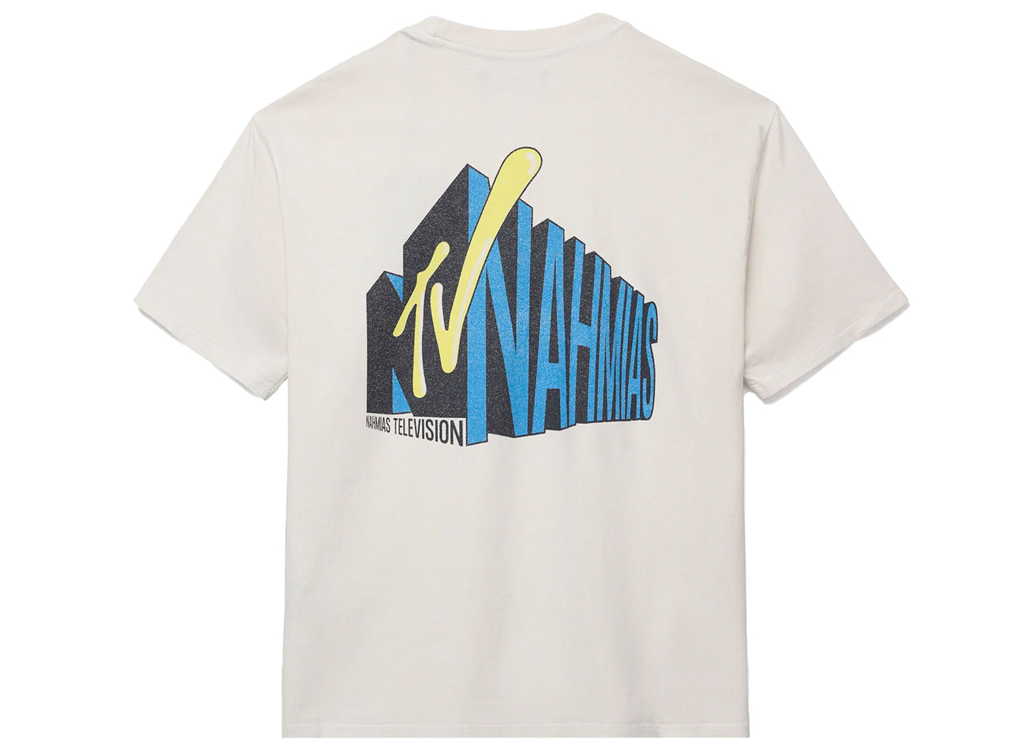 Nahmias TV Boxy Tee in Egg White