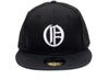New Era 59FIFTY O Hat 'Black w/ Satin Brim' ONENESS EXCLUSIVE