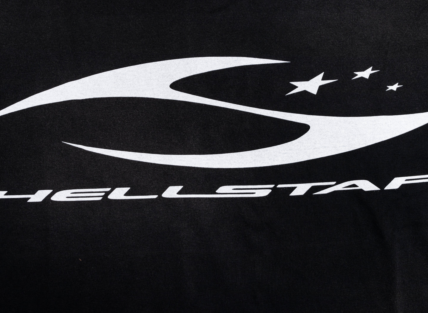 Hellstar H Cursive Logo T-Shirt in Black