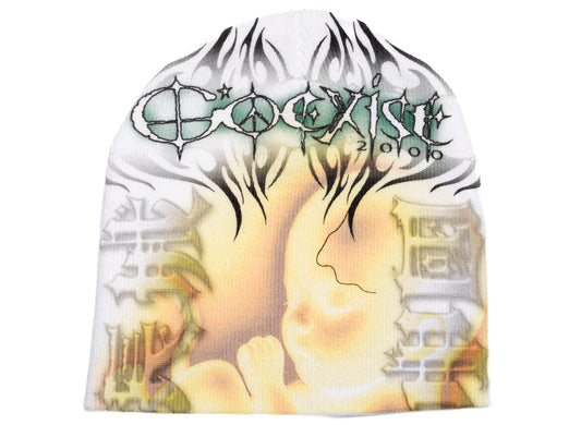 Hellstar Fetus Beanie in White