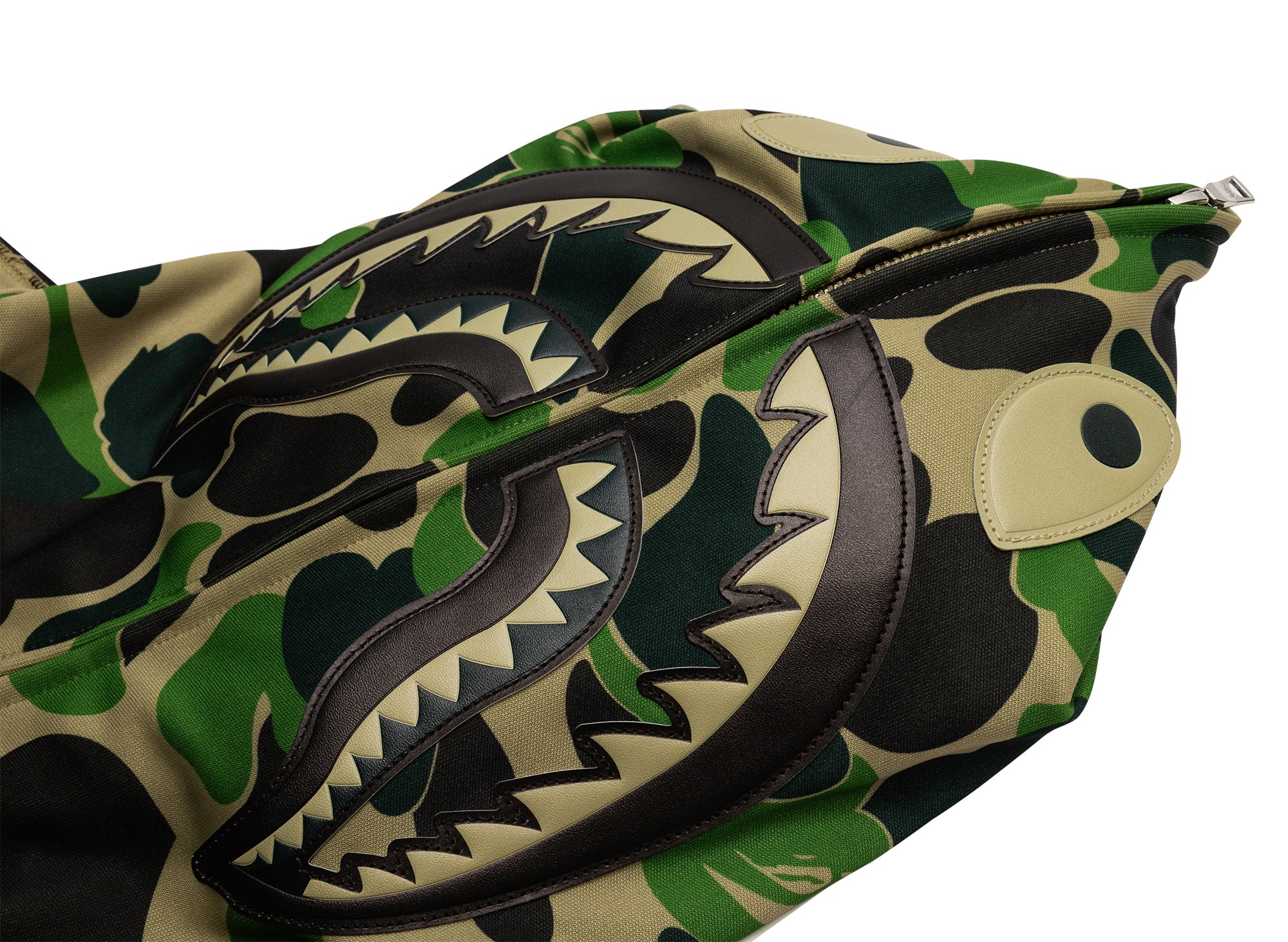A Bathing Ape ABC Camo Rayon Relaxed Fit Shark Full Zip Hoodie