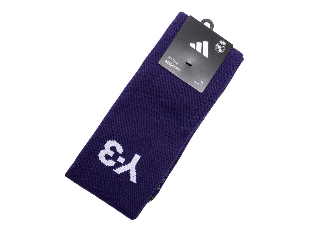 Adidas Y-3 x Real Madrid 23/24 Fourth Socks in Purple