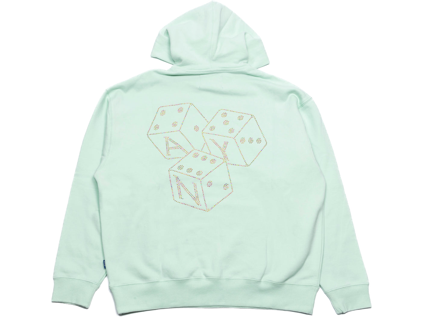 Awake NY Dice Rhinestone Hoodie in Mint