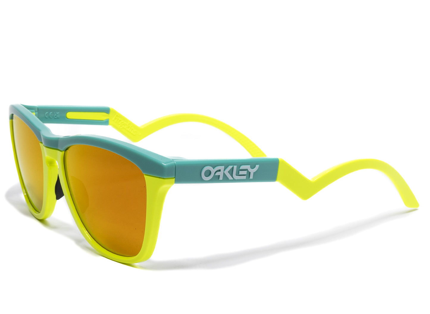 Oakley Frogskins™ Matte Translucent Yellow Frames w/ Prizm Lenses