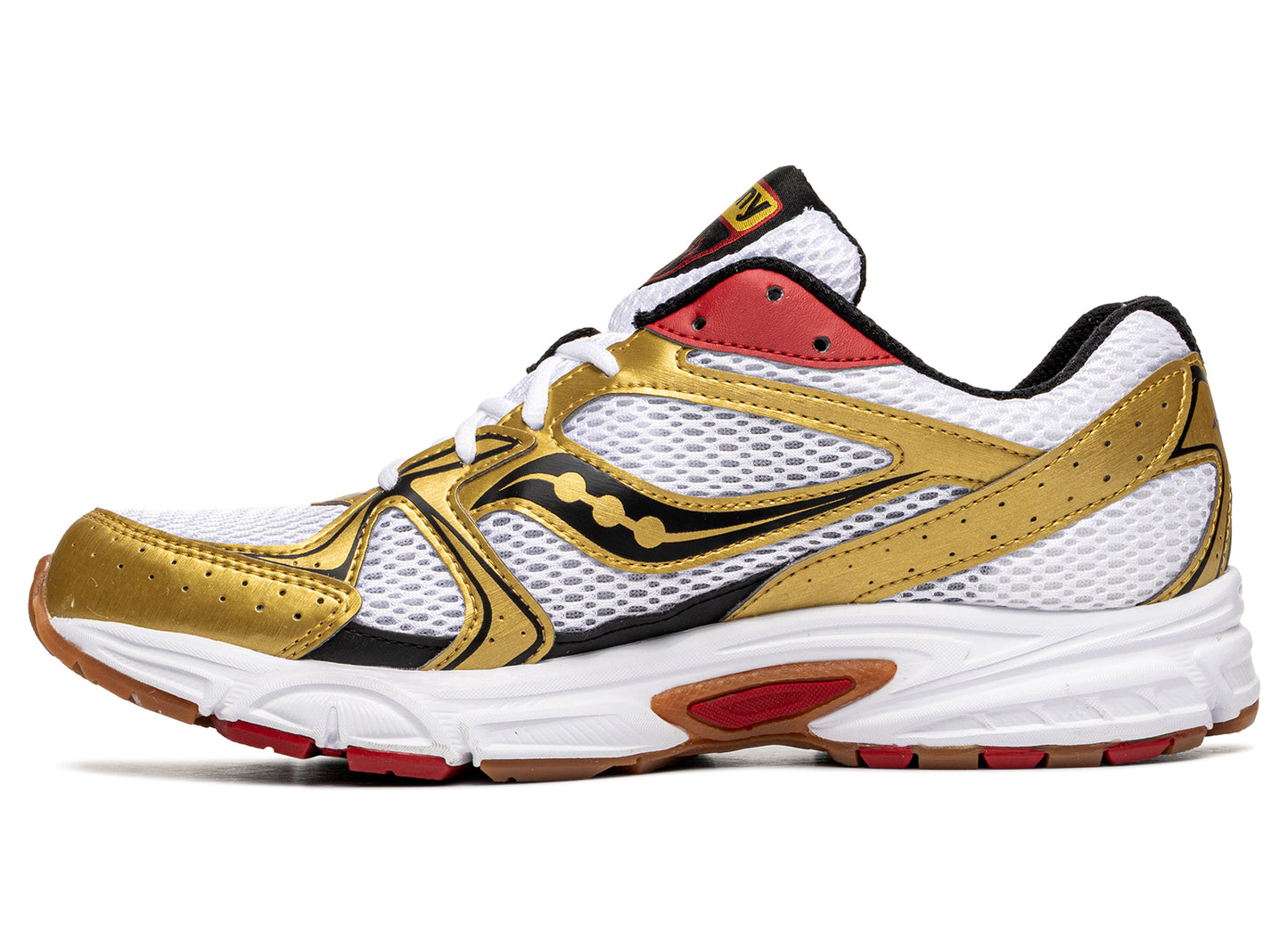 Saucony Ride Millennium in 'White / Gold'