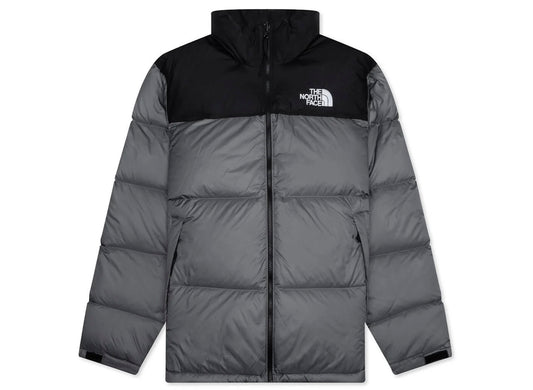 The North Face 1996 Retro Nuptse Jacket in Smoked Pearl / TNF Black