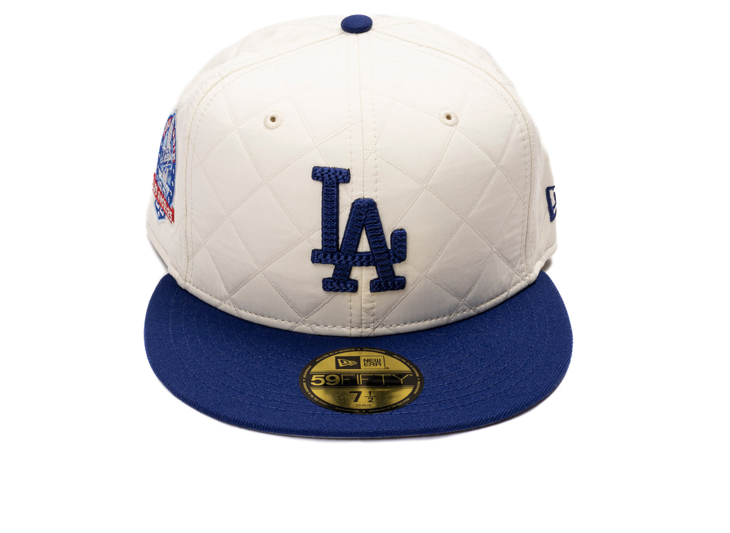 New Era Los Angeles Dodgers 59Fifty Fitted Hat in White/Royal