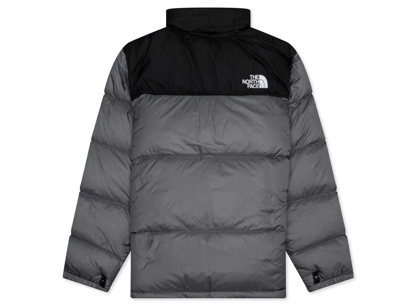 The North Face 1996 Retro Nuptse Jacket in Smoked Pearl / TNF Black
