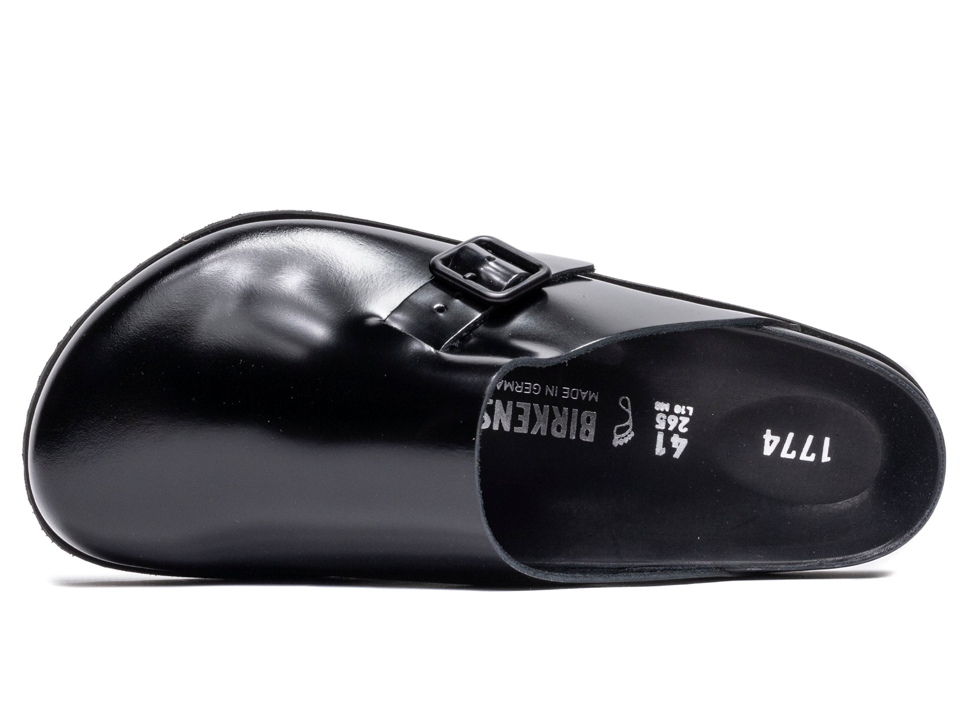 Birkenstock 1774 33 Dougal Shiny Leather in Black – Oneness Boutique