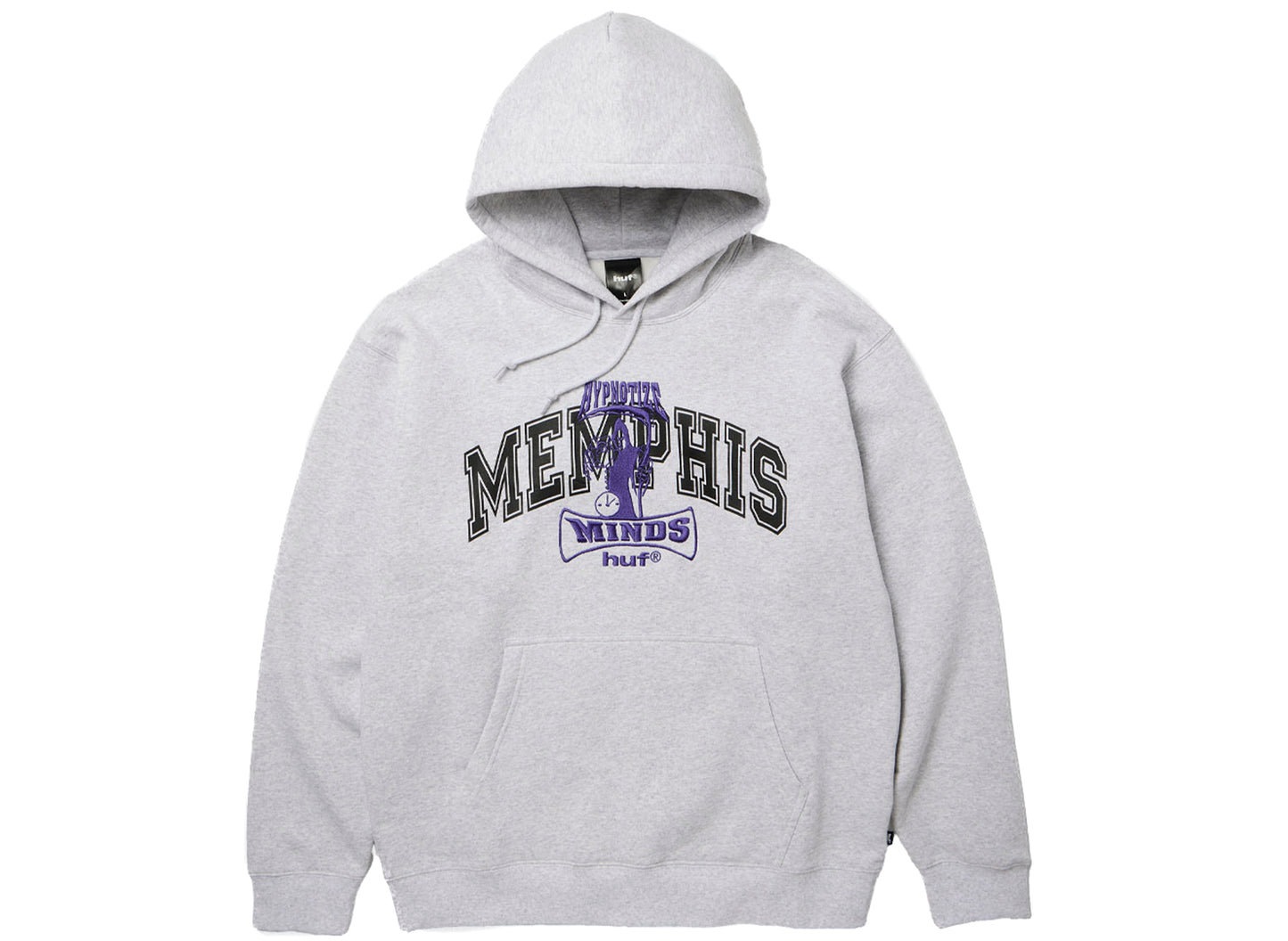 HUF x Three 6 Mafia Memphis PO Hoodie in Heather Grey