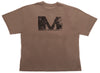 Maison Margiela MM6 M Logo T-Shirt in Brown