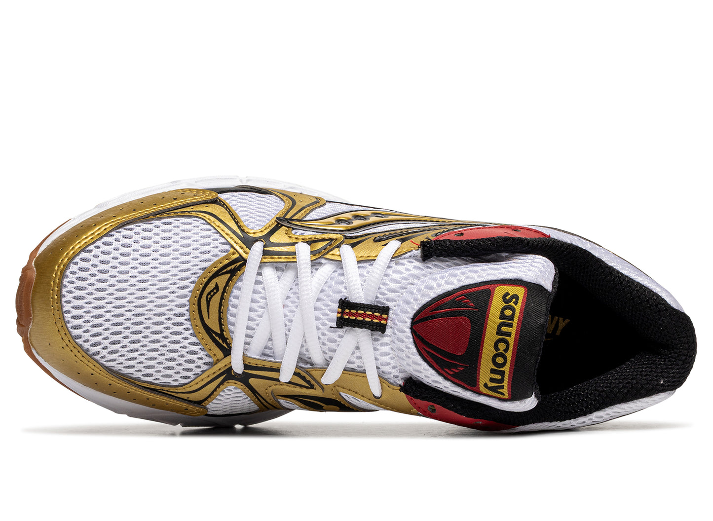 Saucony Ride Millennium in 'White / Gold'