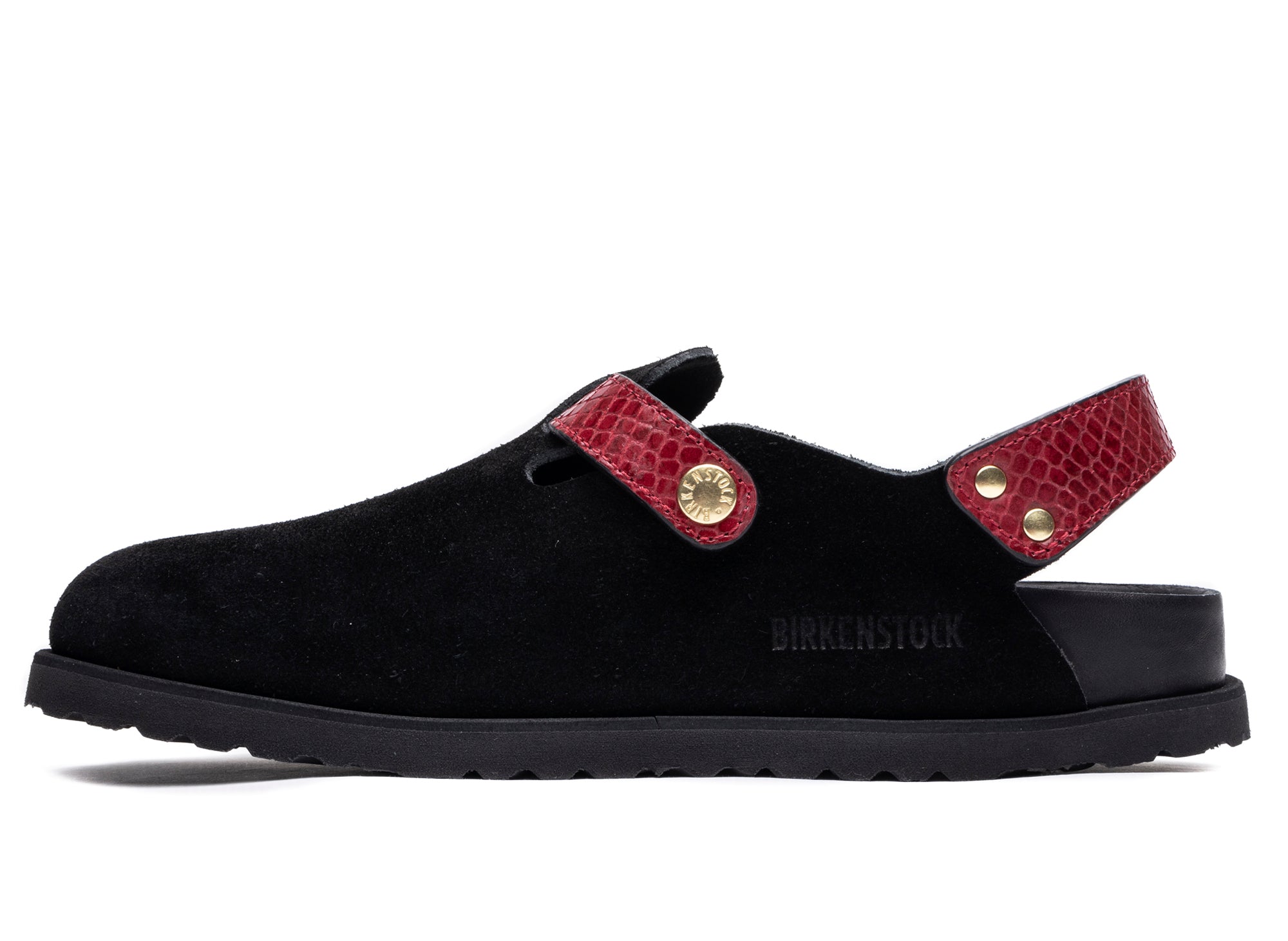Birkenstock Tokio II Lined 1774 in Black/Red – Oneness Boutique