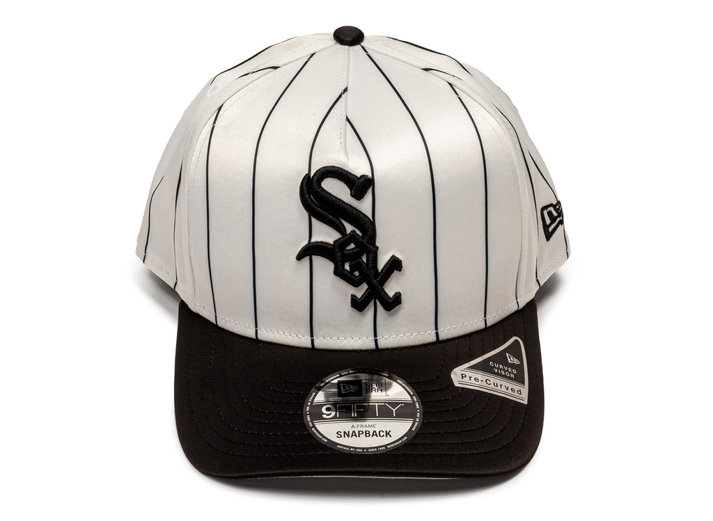 New Era 950AF Satin Pinstripe Chicago White Sox Snapback Hat