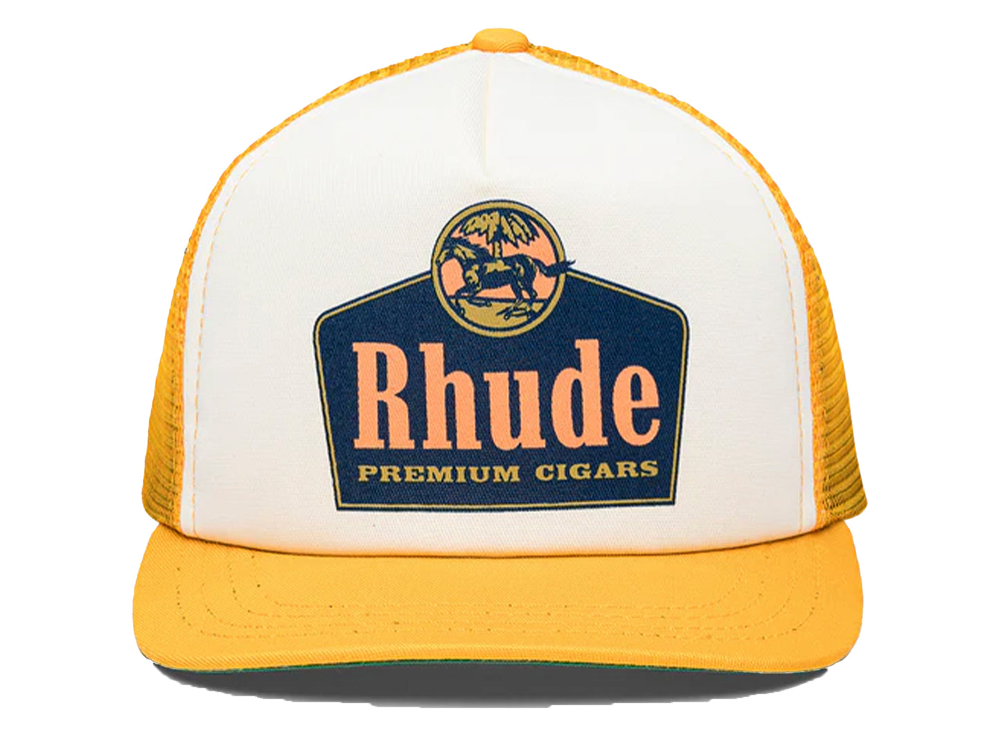 rhude chewing tobacco hat Rhude Cigars Trucker Hat – Oneness Boutique rhude chewing tobacco hat Rhude Cigars Trucker Hat – Oneness Boutique