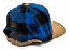 Tackma T Logo Strapback Hat in Blue