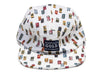 Acapulco Gold Built to Fit AOP Strapback Hat in White