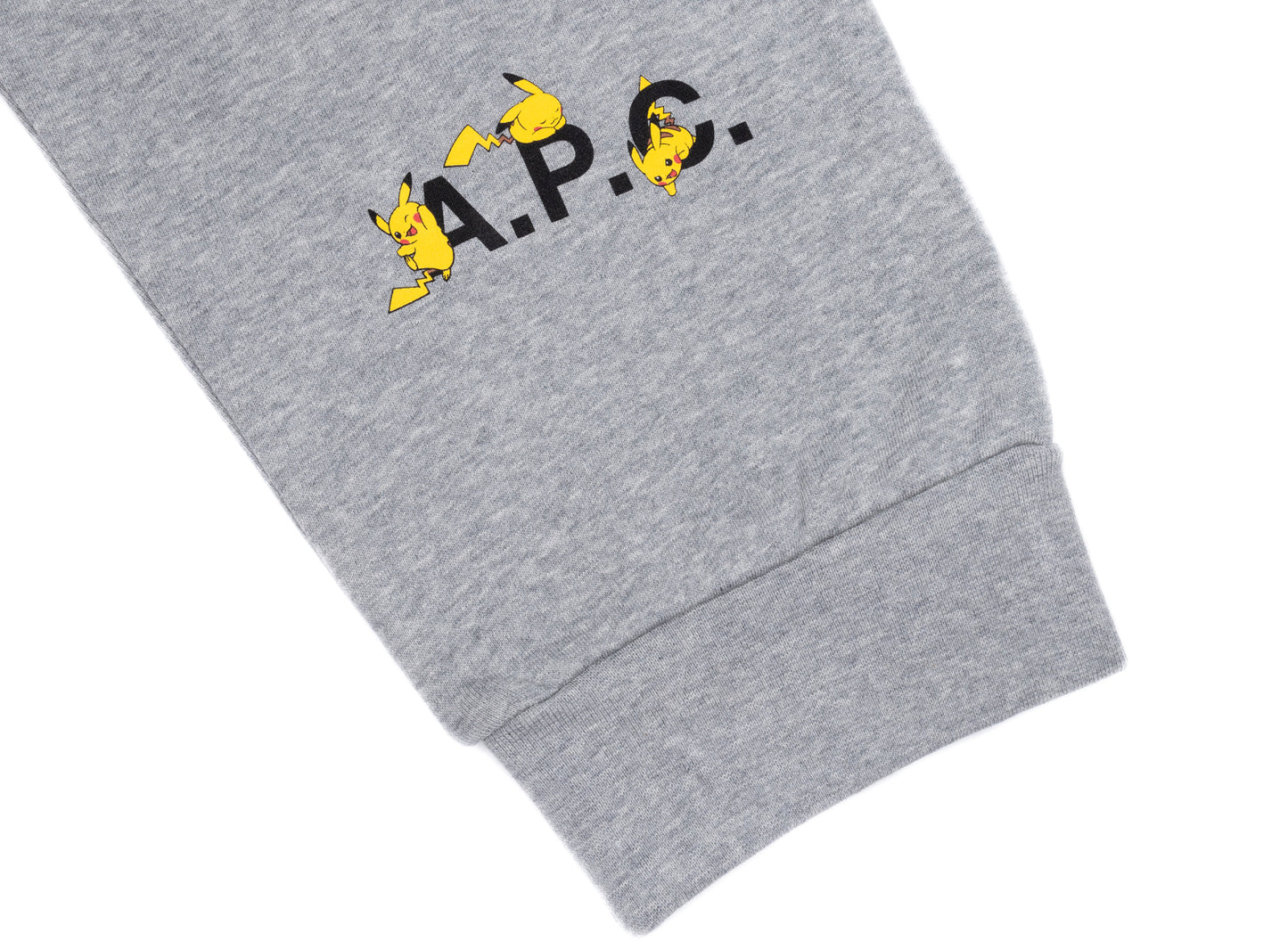 A.P.C. x Pokemon Pikachu H Joggers in Grey