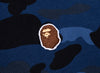 A Bathing Ape Color Camo Large Ape Head Relaxed Fit Polo Shirt in Navy