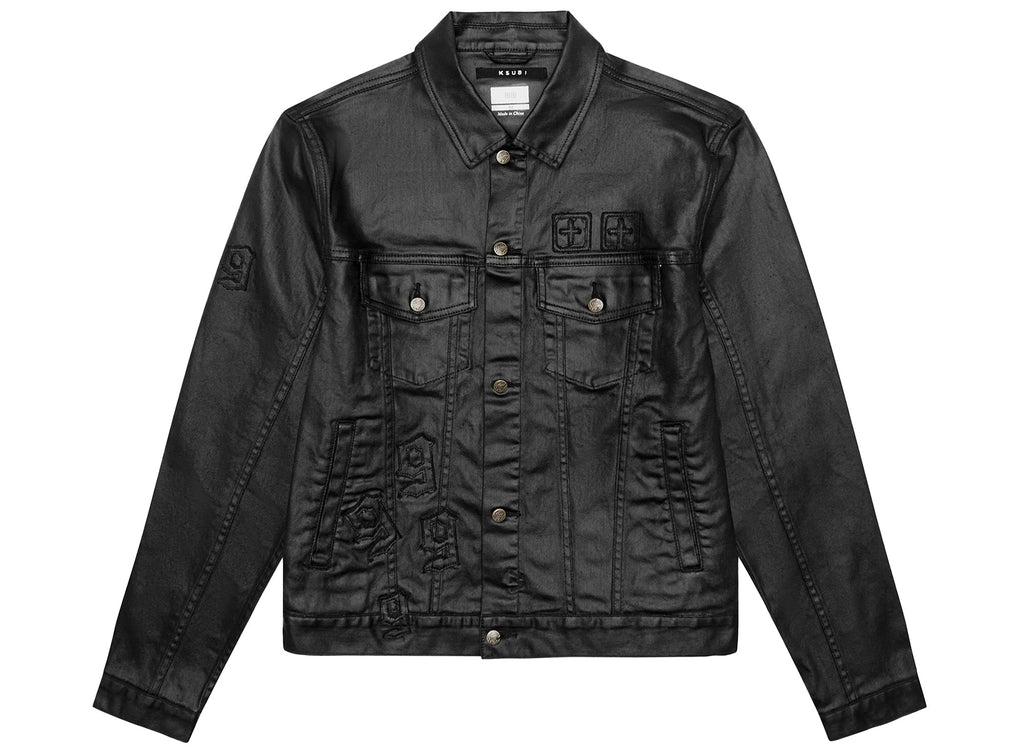 Ksubi x Juice WRLD 999 Black Wax Classic Jacket