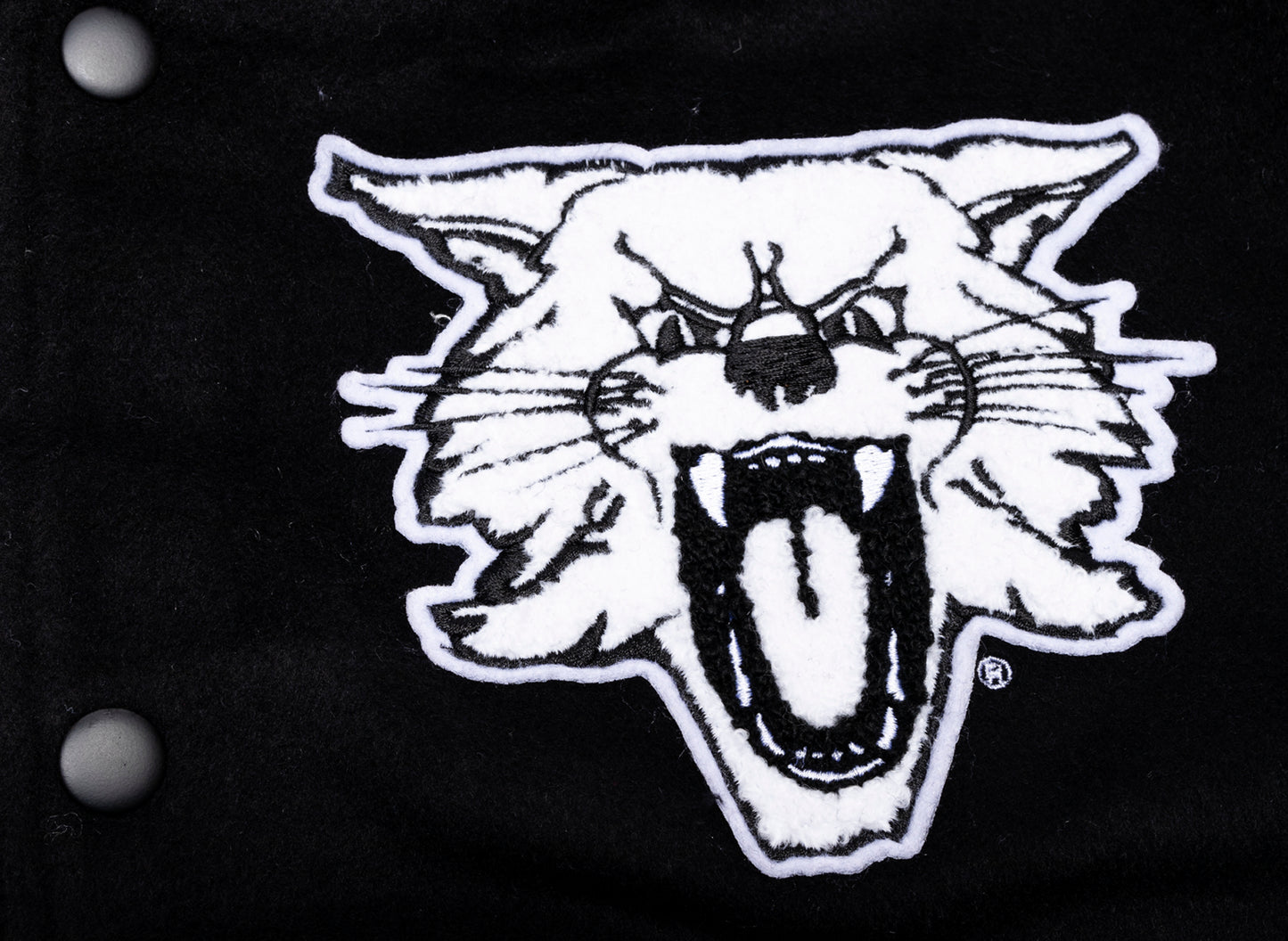 Mitchell & Ness NCAA Blackout Collection Kentucky Wildcats Varsity Jacket