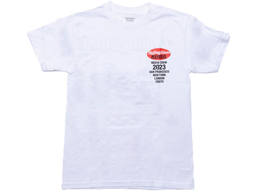 Pleasures Rolling Stone T-Shirt in White