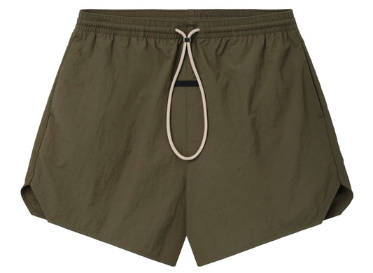 Fear of God Essentials Swim Short in Moss
