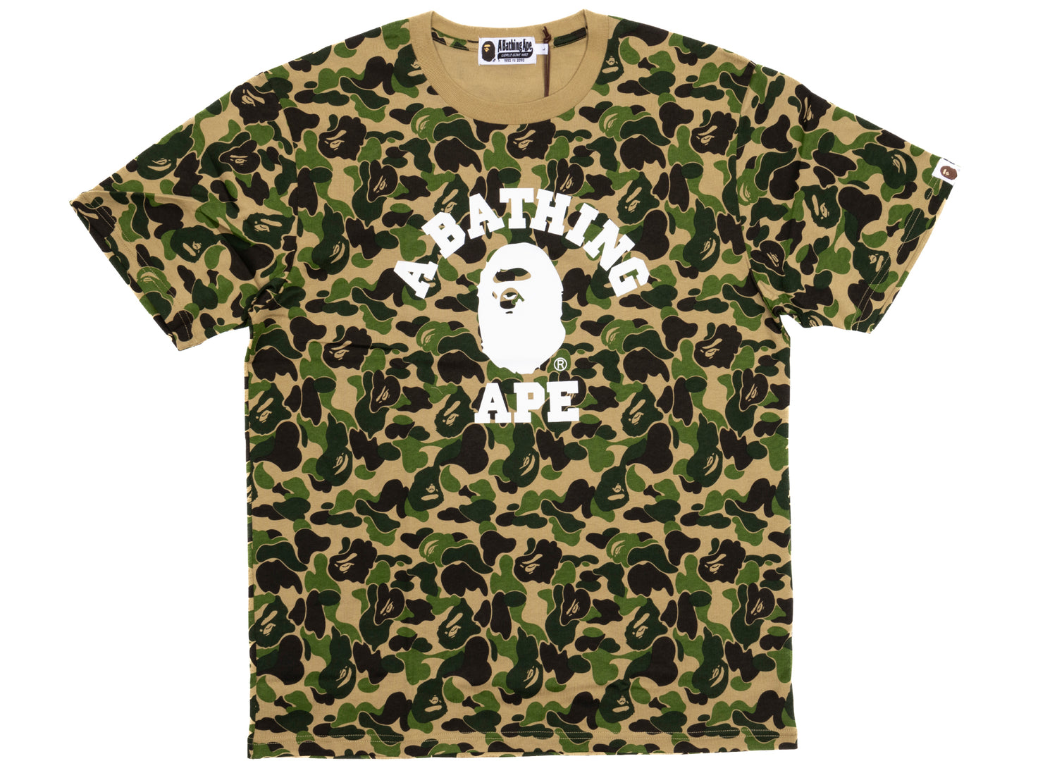A Bathing Ape ABC Camo College Tee in Green – Oneness Boutique