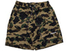 A Bathing Ape 1st Camo Beach Shorts in Green