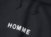 Comme des Garçons HOMME Logo Hoodie in Black