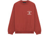 Fear of God Essentials Fleece Crewneck in Crimson