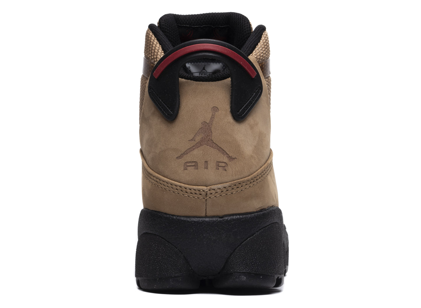 Jordan Winterized 6 Rings FV3826-202 in Rocky Tan, Varsity Red and Black - product view 2