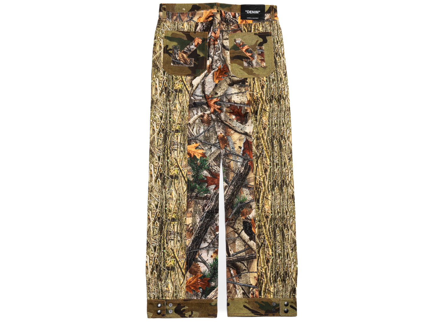 OFF-WHITE Camo All-Over Straight Carpenter Jeans in Camo