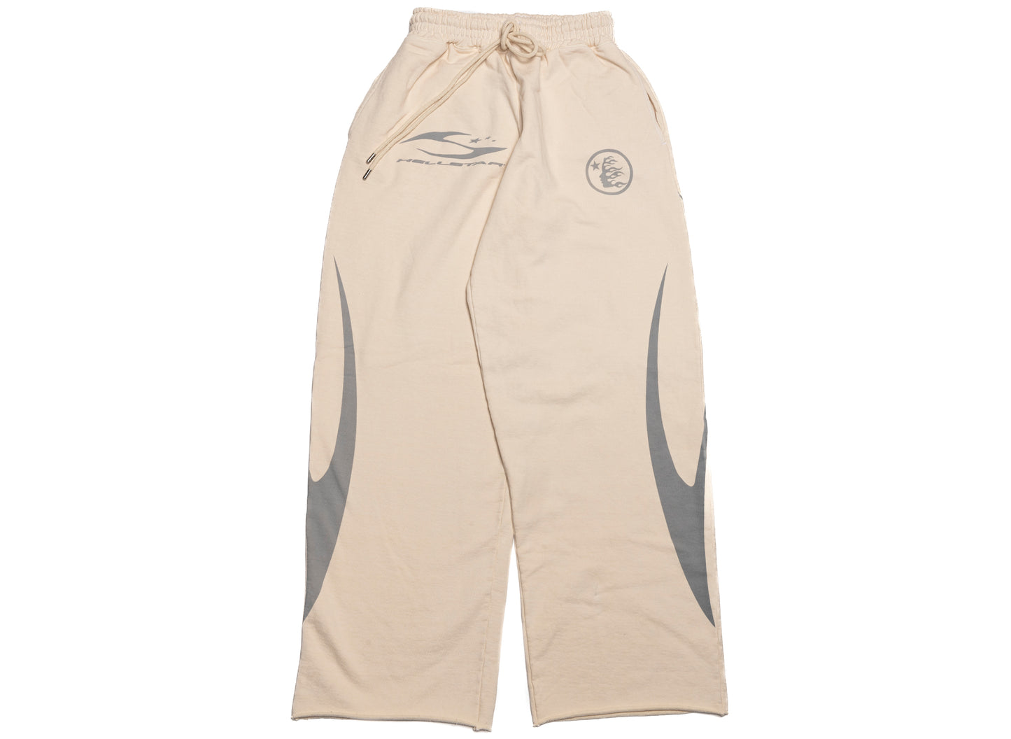 Hellstar Flame Sweatpants in White