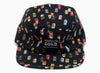 Acapulco Gold Built to Fit AOP Strapback Hat in Black