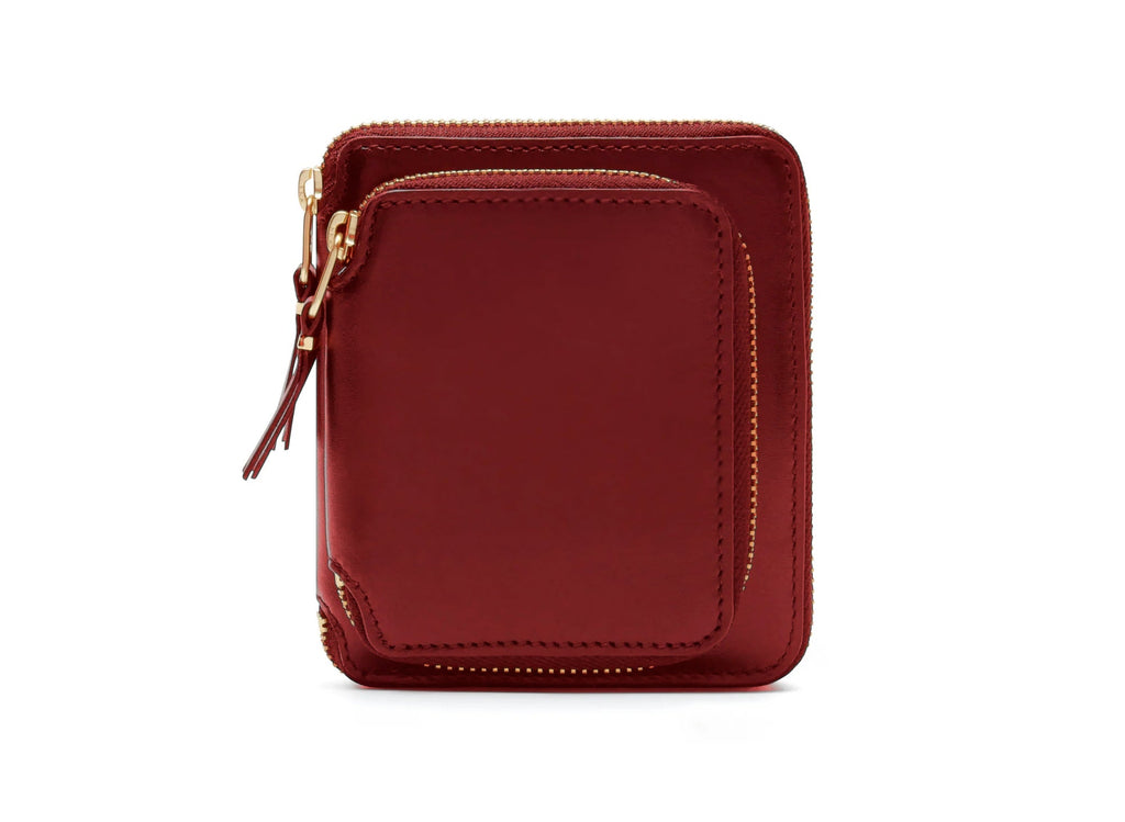 Comme des Garçon Outside Pocket Full Zip Around Wallet