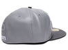 New Era Kentucky Wildcats 59FIFTY Leather Fitted Hat in Grey