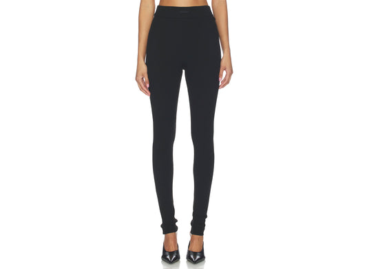 Women's Fear of God Essentials Rib Knit Legging 'Vintage Black'