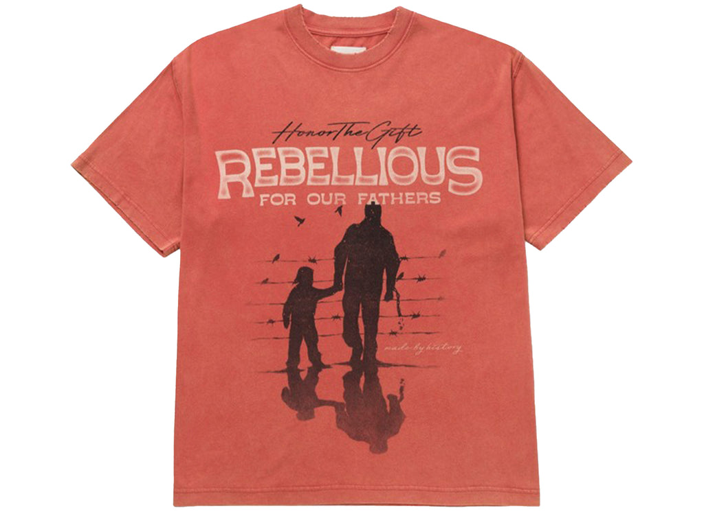 Honor the Gift Rebellious For Our Fathers S/S Tee in Brick