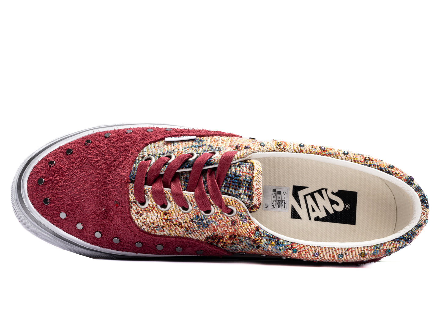 Vans LX Era 95 Floral Rivets in Bordeaux