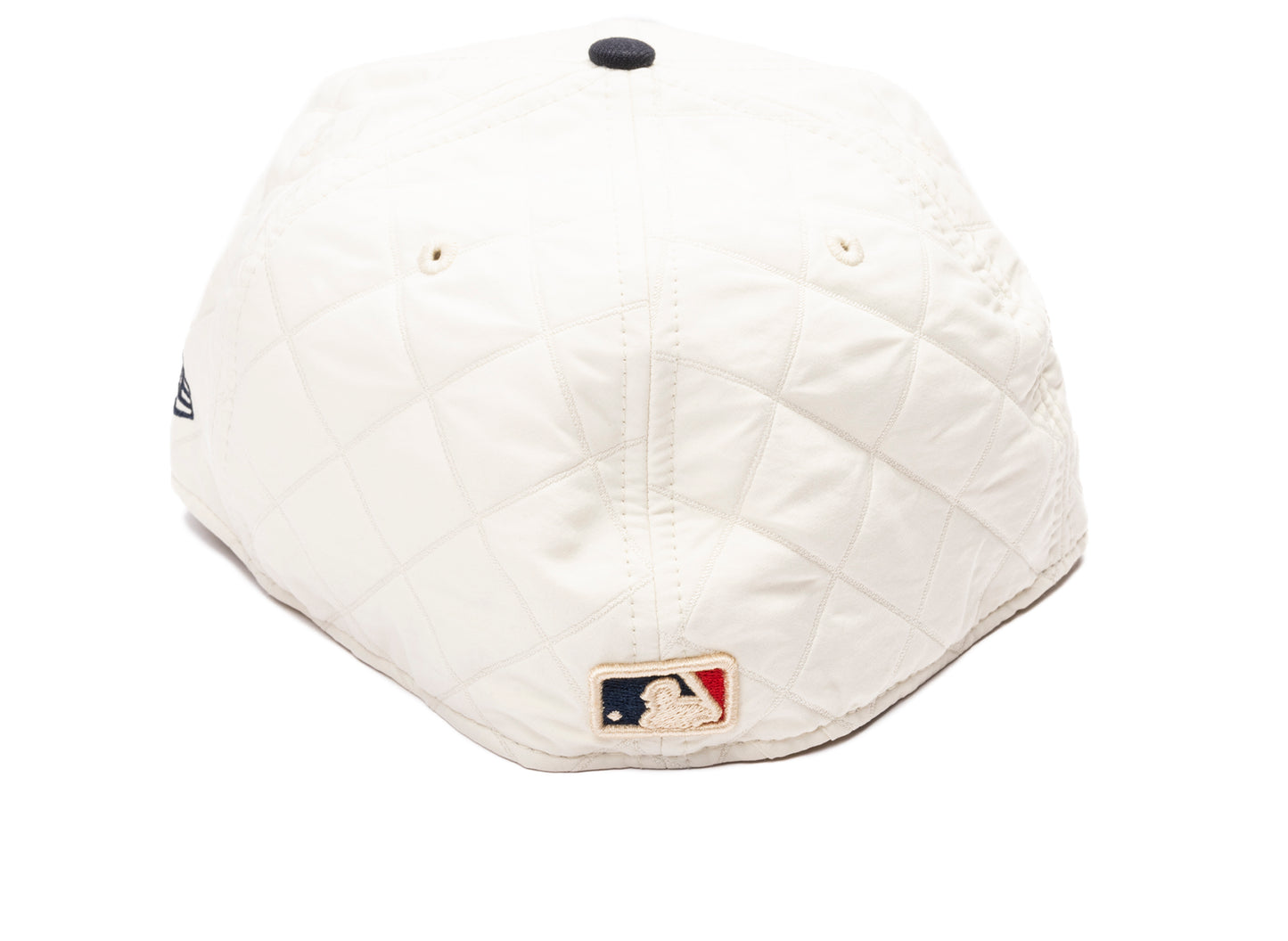 New Era Atlanta Braves 59Fifty Fitted Hat in White/Navy