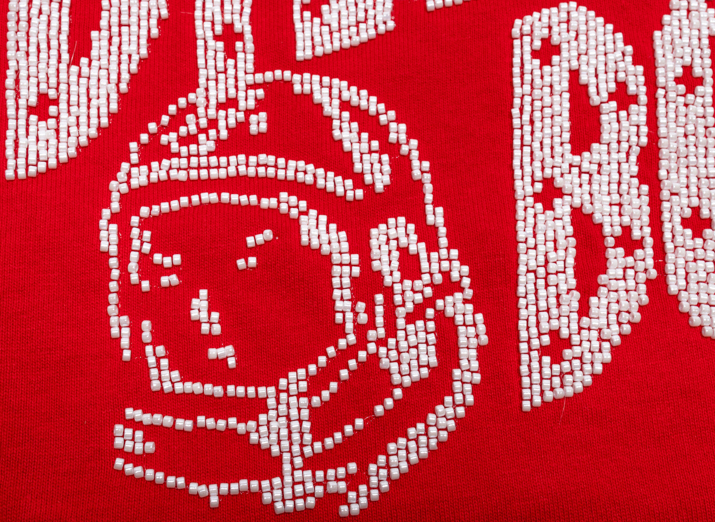 BBC Arch S/S Knit Tee in Red xld
