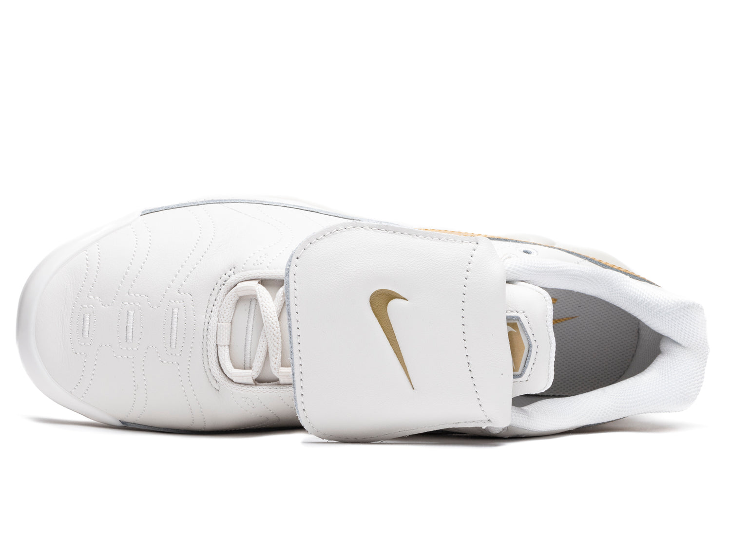 nike tuned 1 white and gold