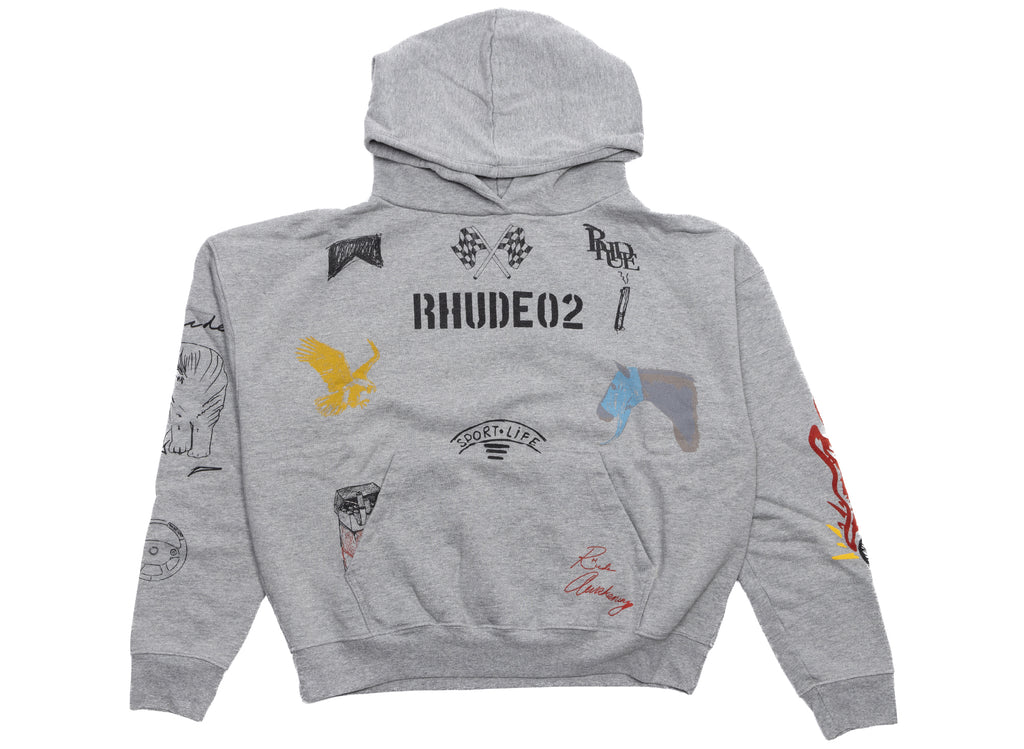 Rhude Scribble Hoodie