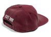 Saint Michael Eat Me 5 Panel Cap in Burgundy